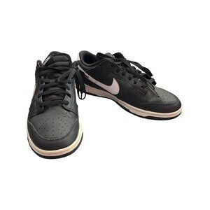 Nike Mens Dunk Low Sneakers Black White Size 10 SKU 8954